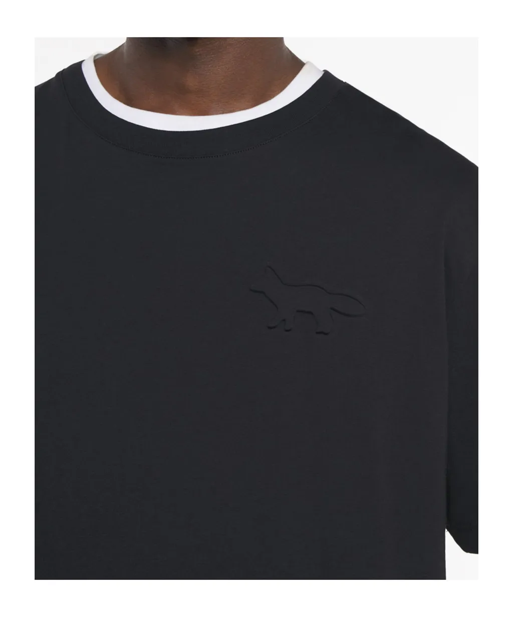 Embossed Profile Fox Oversize Tee-Shirt