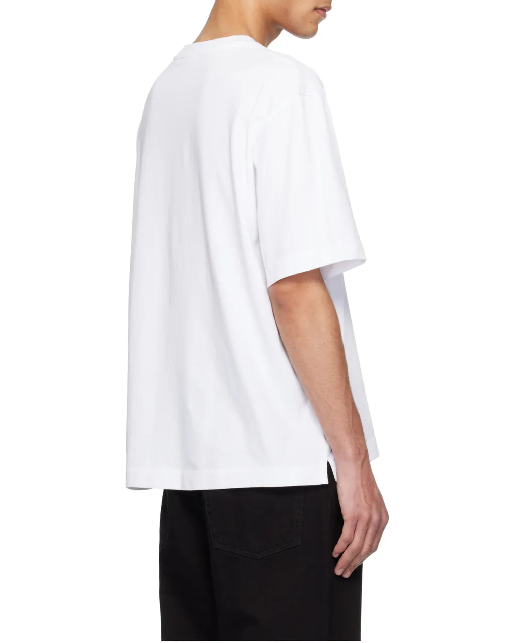 Line Handwriting Oversize Tee-Shirt