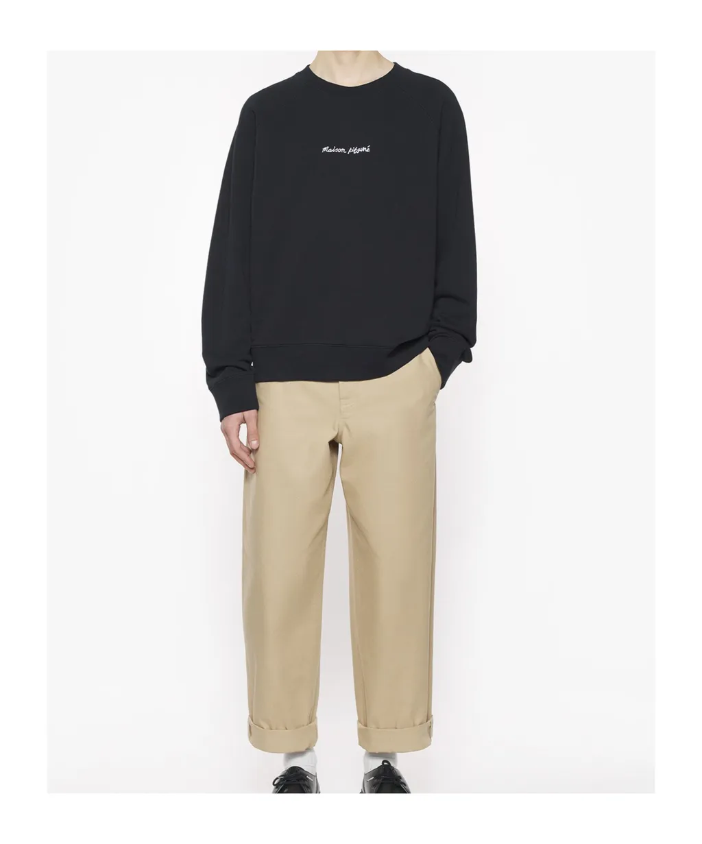 Logo-Embroidered Crewneck Sweatshirt
