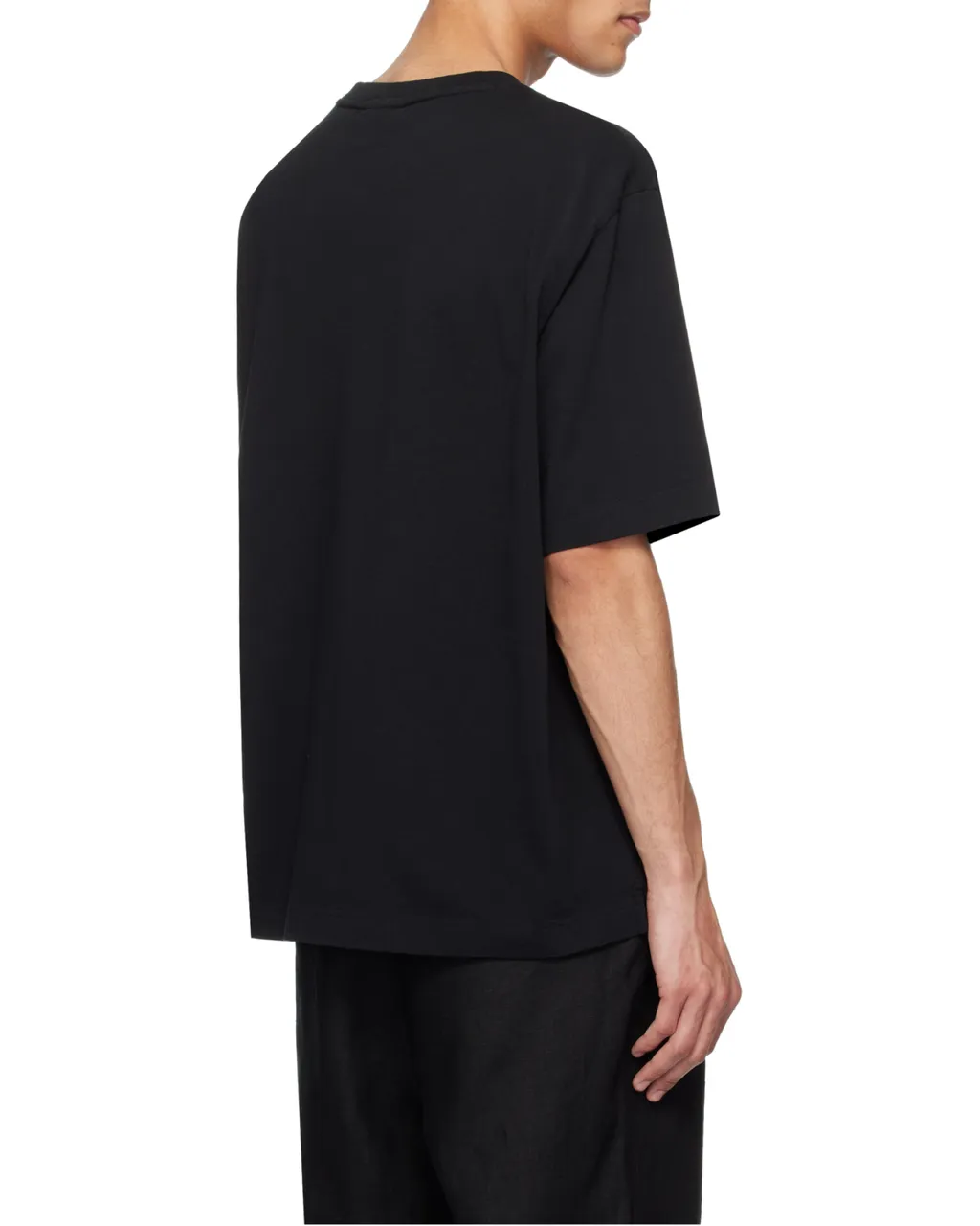 Line Handwriting Oversize Tee-Shirt