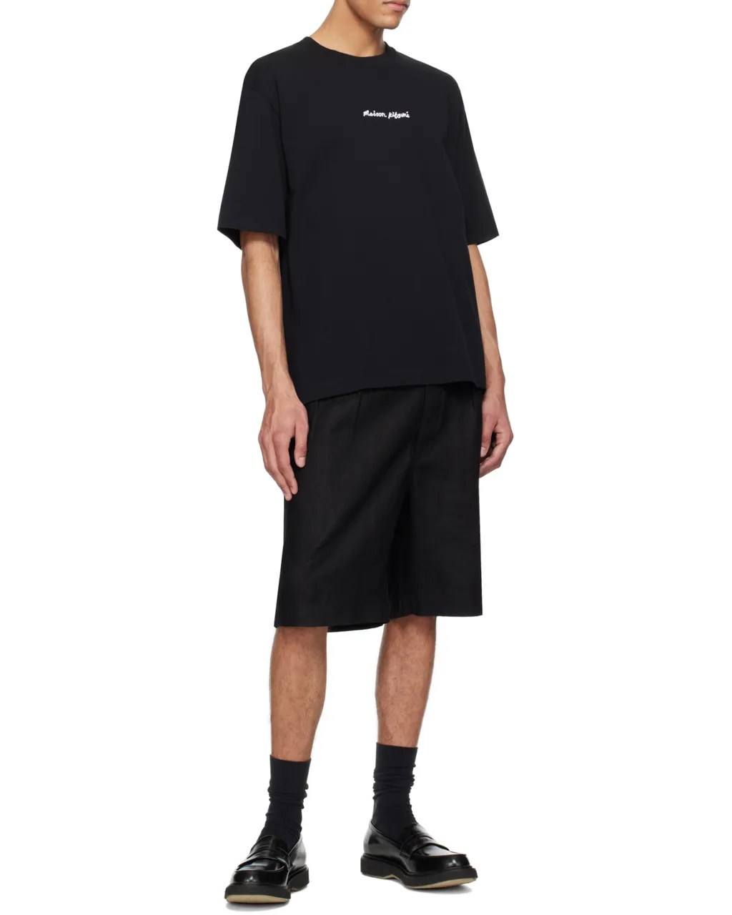 Line Handwriting Oversize Tee-Shirt