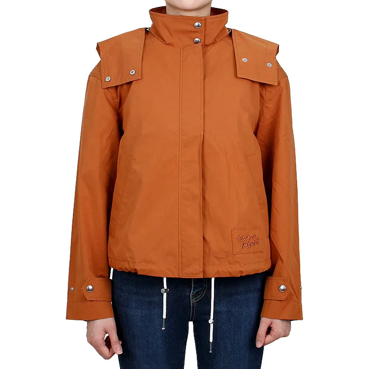 Long-Sleeved Hooded Jacket