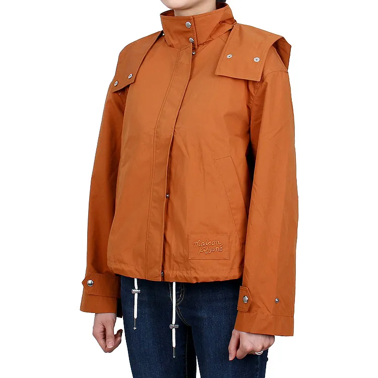 Long-Sleeved Hooded Jacket