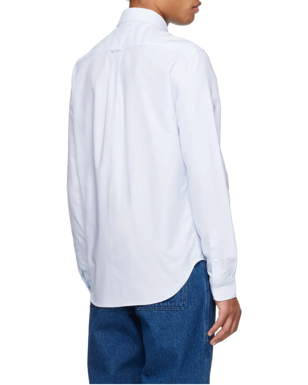 Fox Head Embroidered Long-Sleeved Shirt