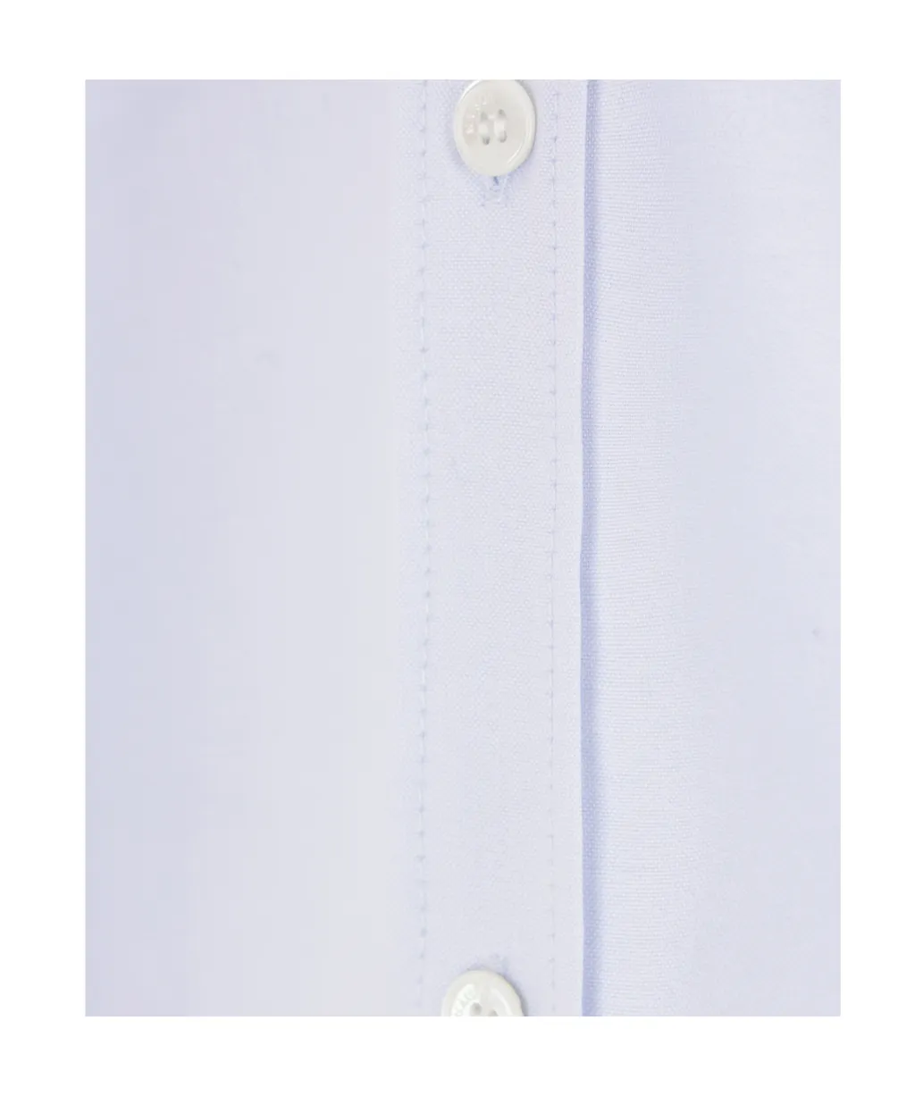 Fox Head Embroidered Long-Sleeved Shirt
