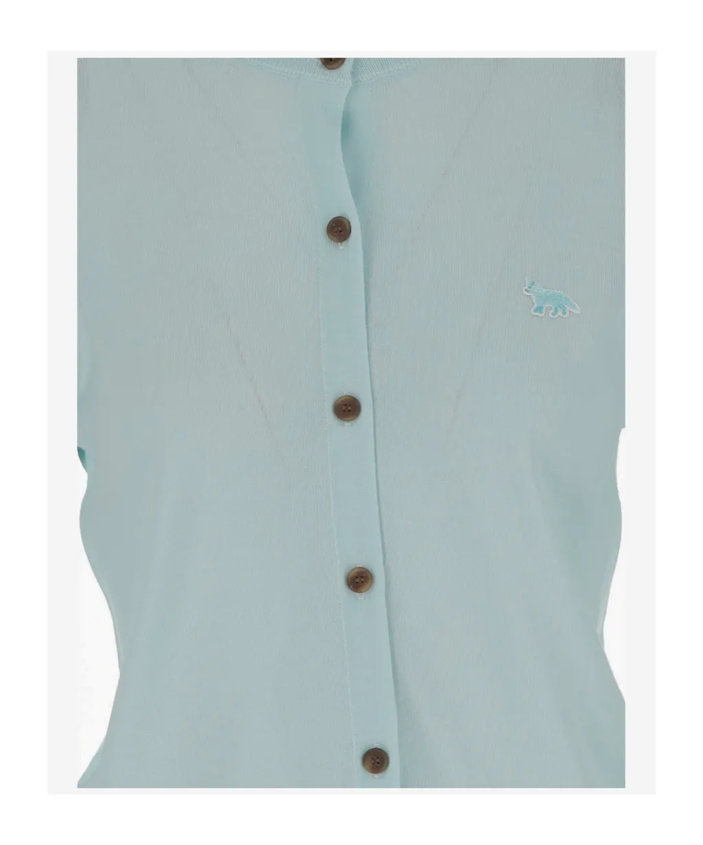 Baby Fox Embroidered Knitted Cardigan