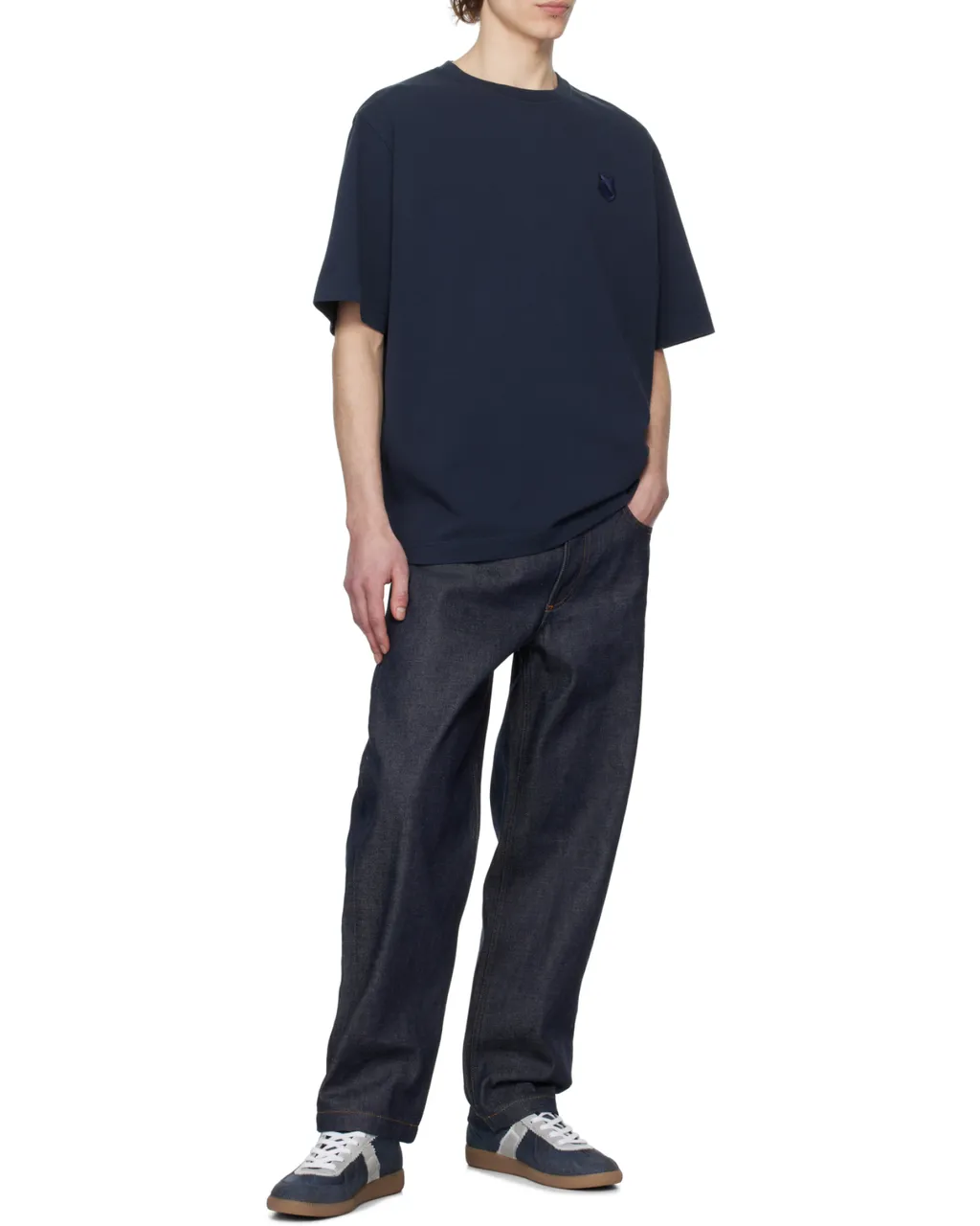 Bold Fox Head Patch Crewneck T-Shirt