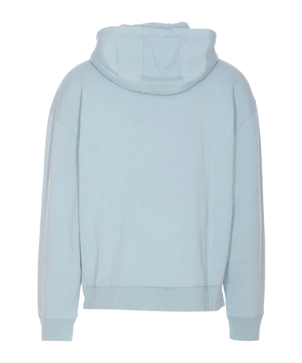Bold Fox Head Patch Drawstring Hoodie