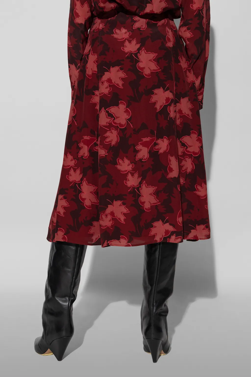 Lip Detail Fluid Skirt