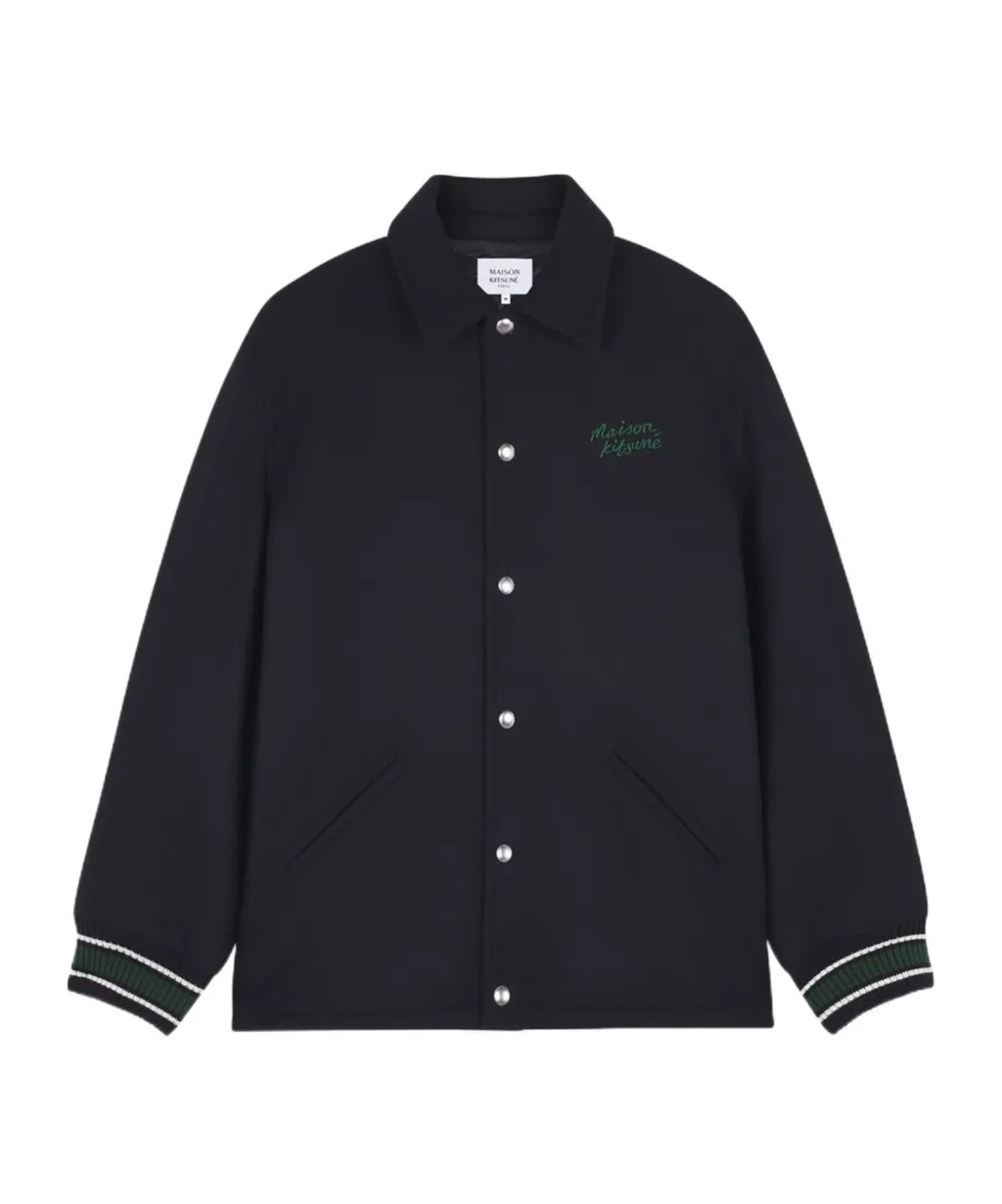 Long-Sleeved Button-Up Jacket