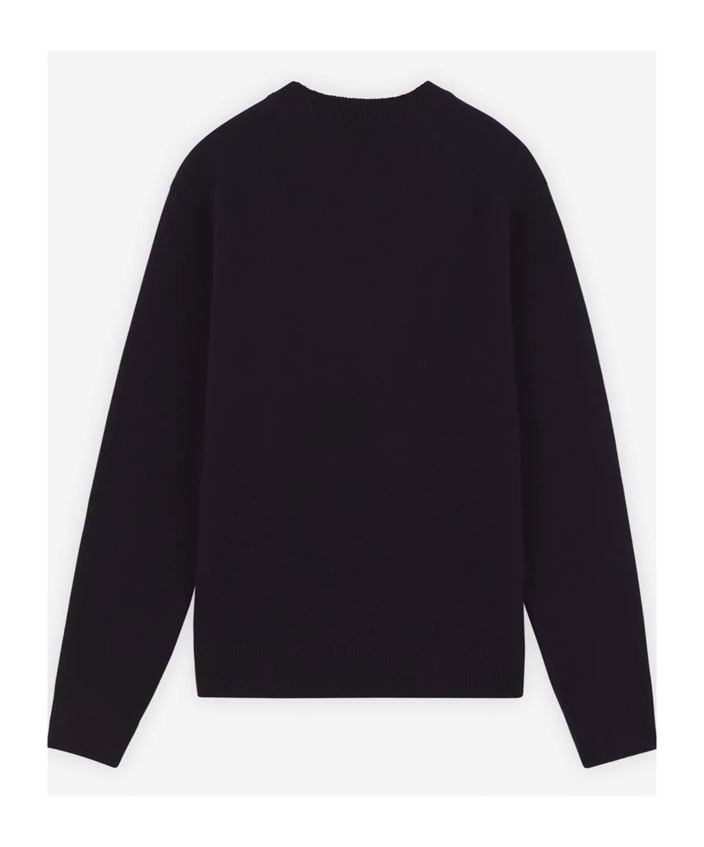 Bold Fox Head Patch Knit Jumper