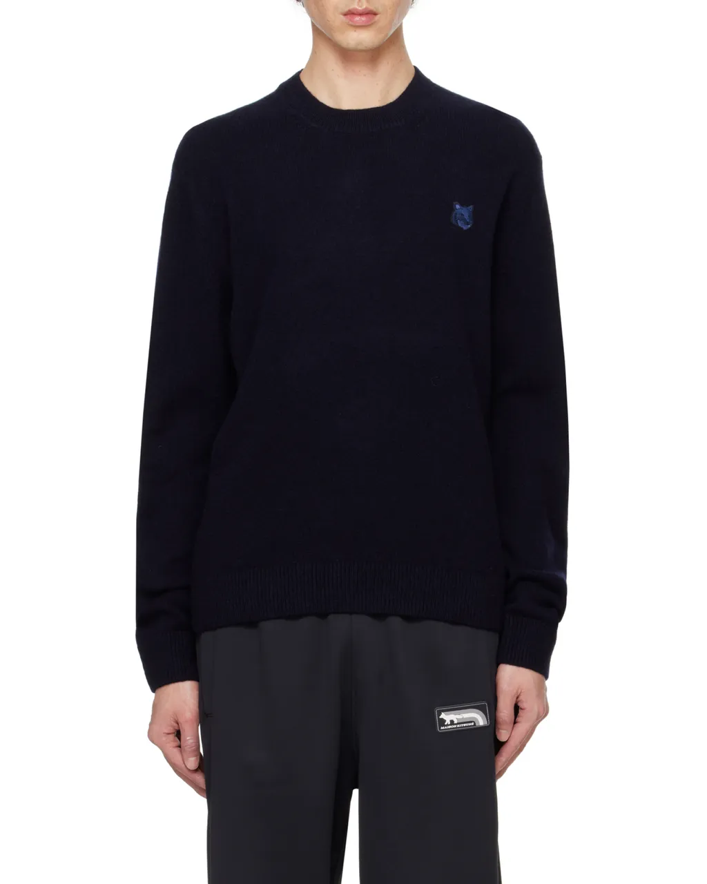 Bold Fox Head Patch Knit Jumper