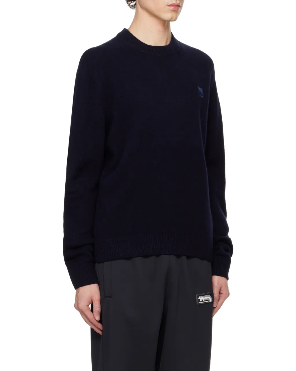 Bold Fox Head Patch Knit Jumper