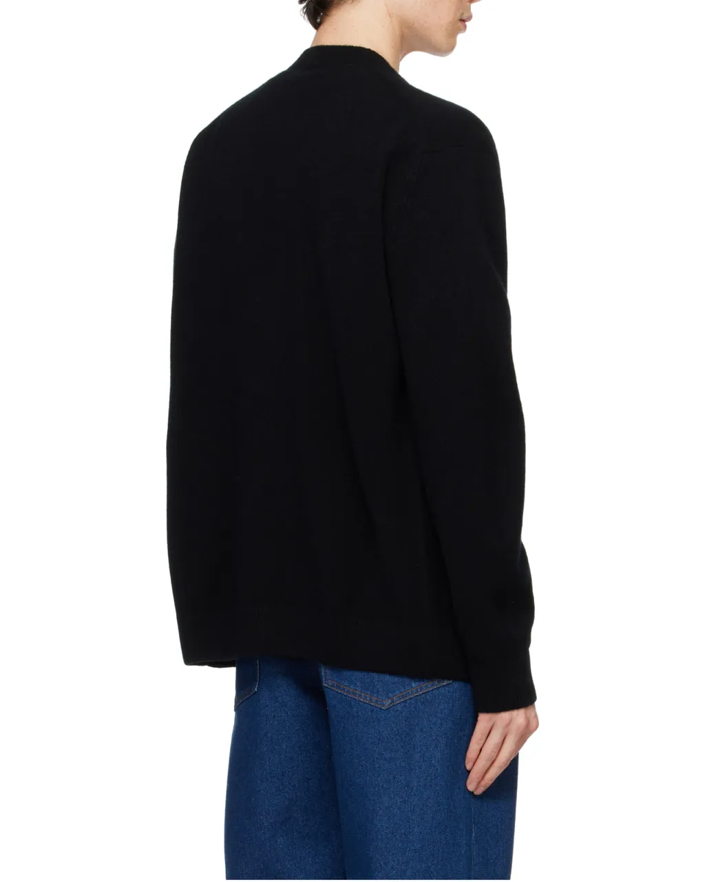 Bold Fox Head-Patch Button-Up Cardigan