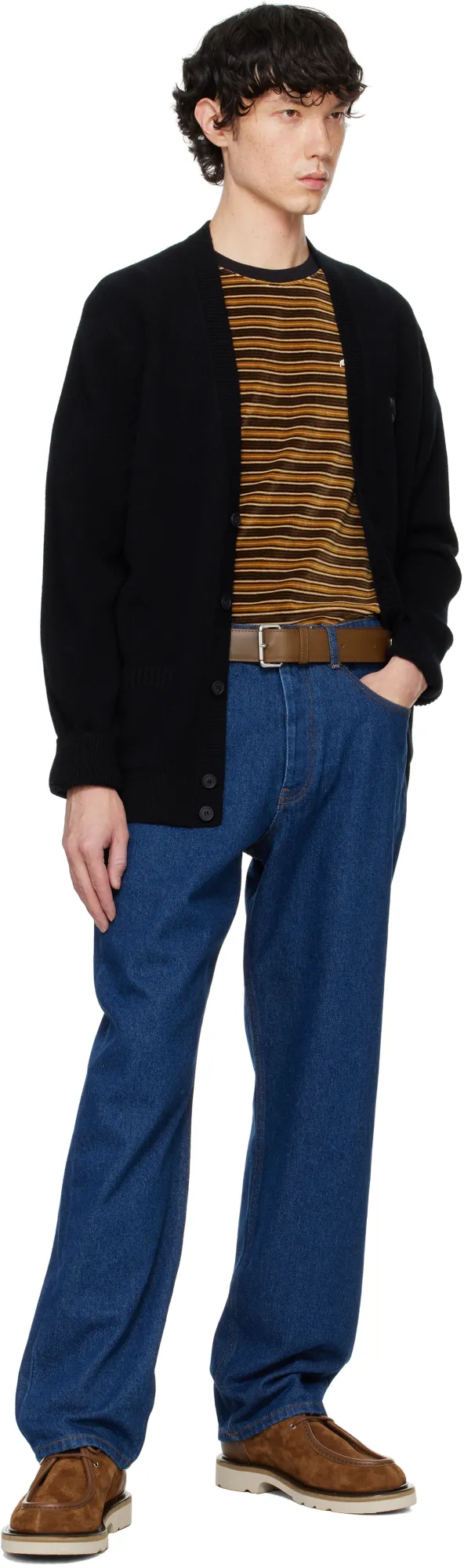 Bold Fox Head-Patch Button-Up Cardigan