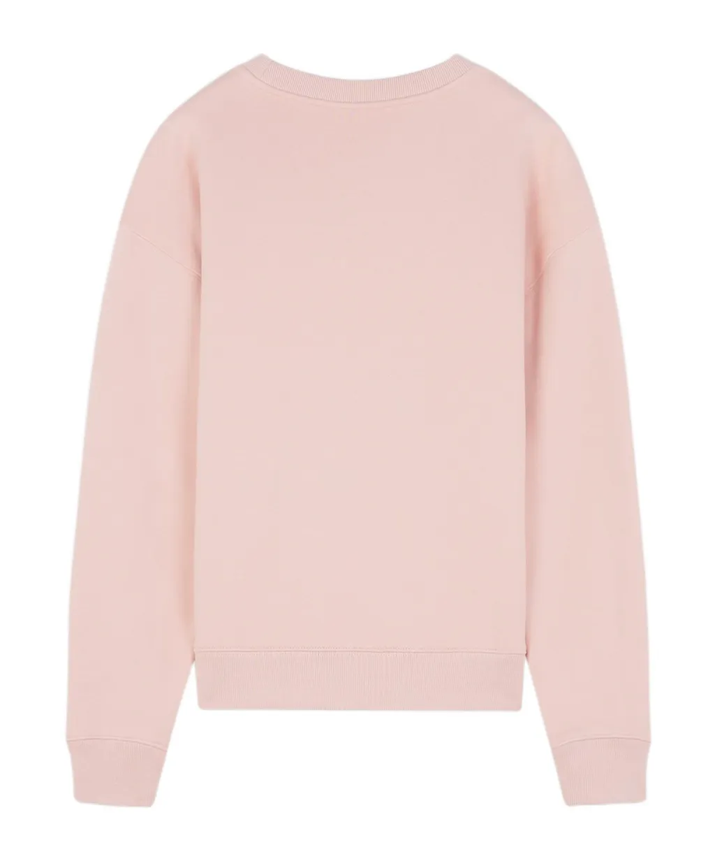 Bold Fox Head Patch Crewneck Sweatshirt
