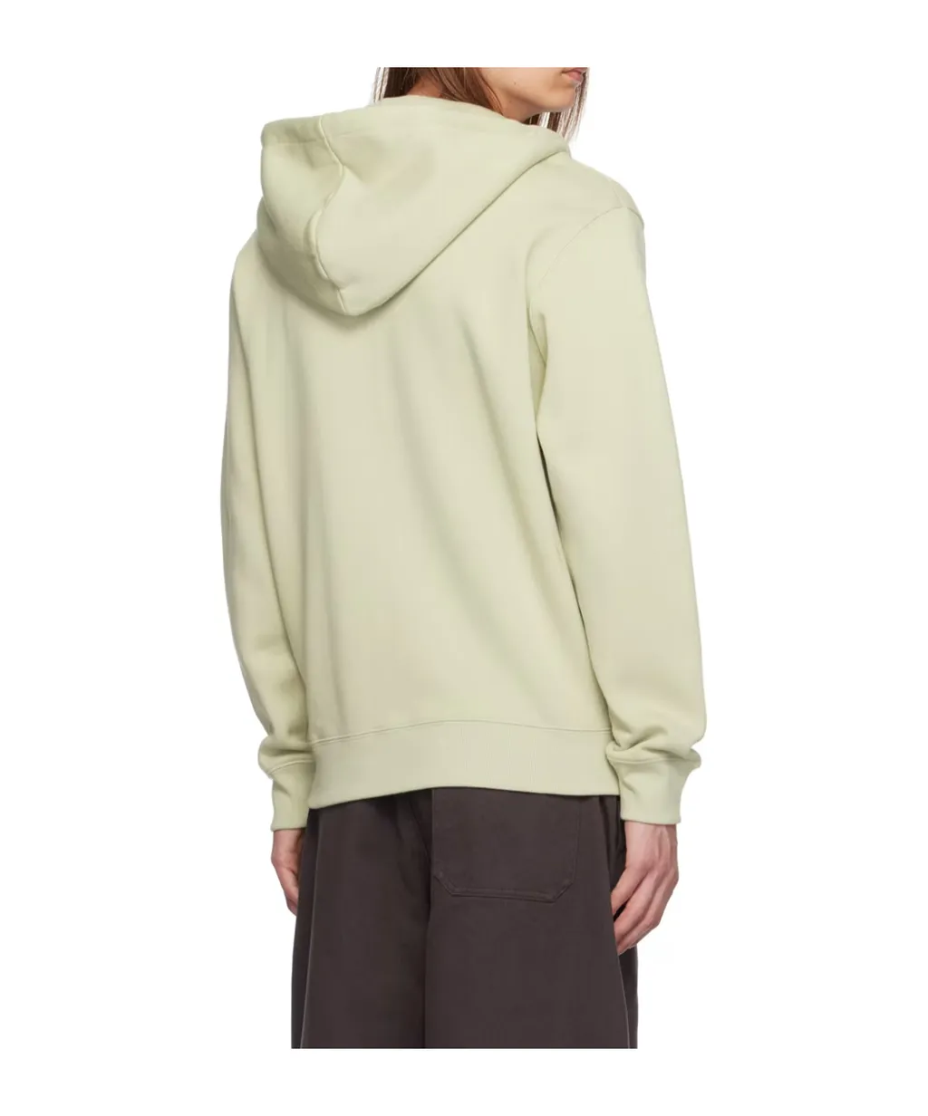 Zippered Hooded Sweatshirt