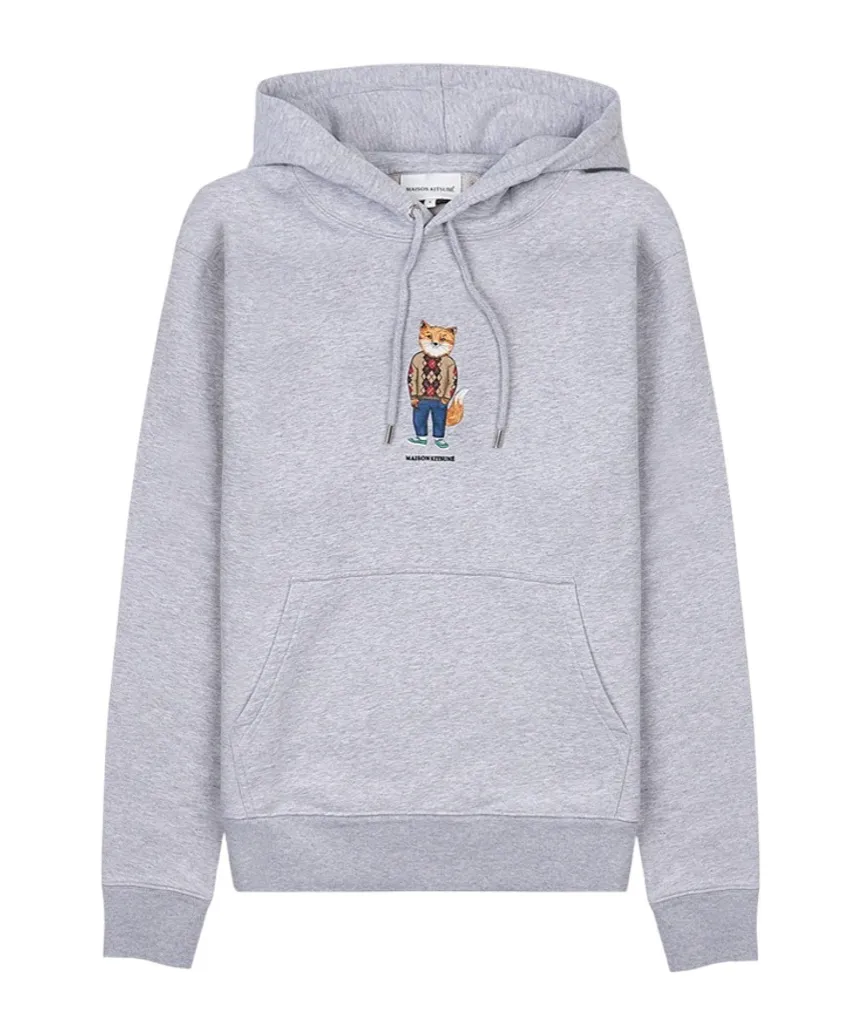 Bear Print Hoodie