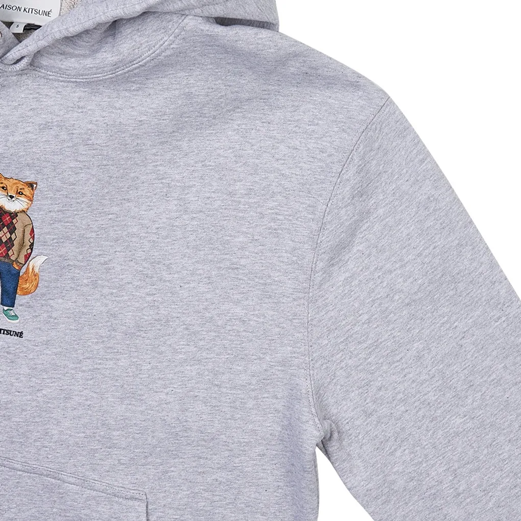 Bear Print Hoodie