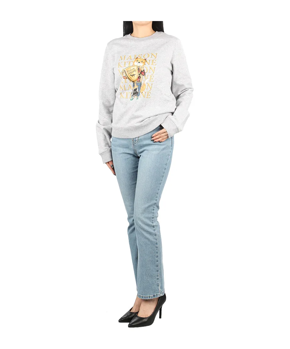 Fox Graphic Crewneck Sweatshirt