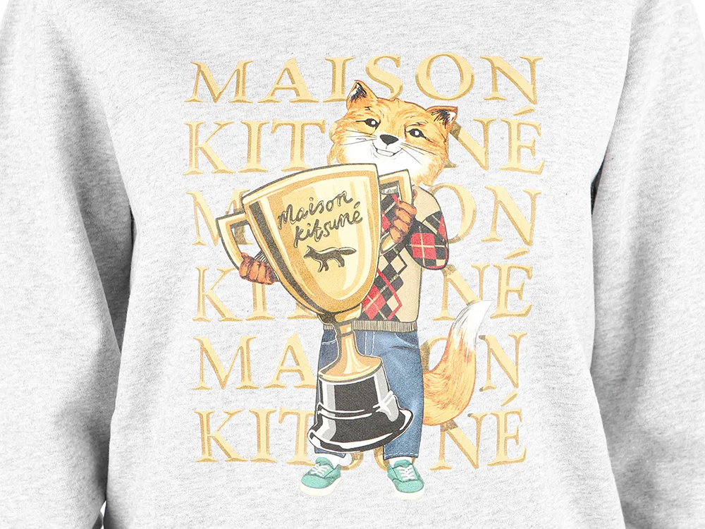Fox Graphic Crewneck Sweatshirt