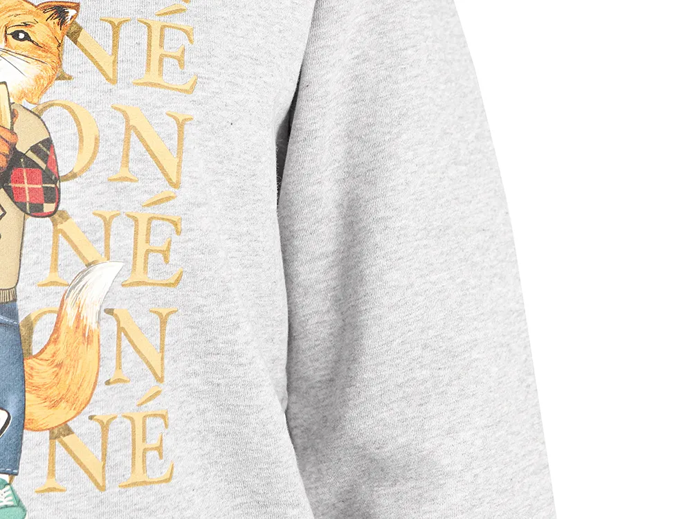 Fox Graphic Crewneck Sweatshirt