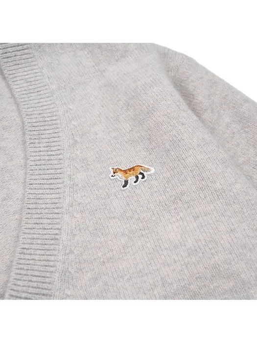 Cardigan With Fox Embroidery