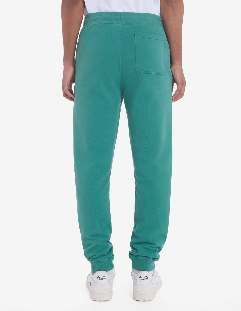 Fox Head Patch Elastic Waist Jogging Pants