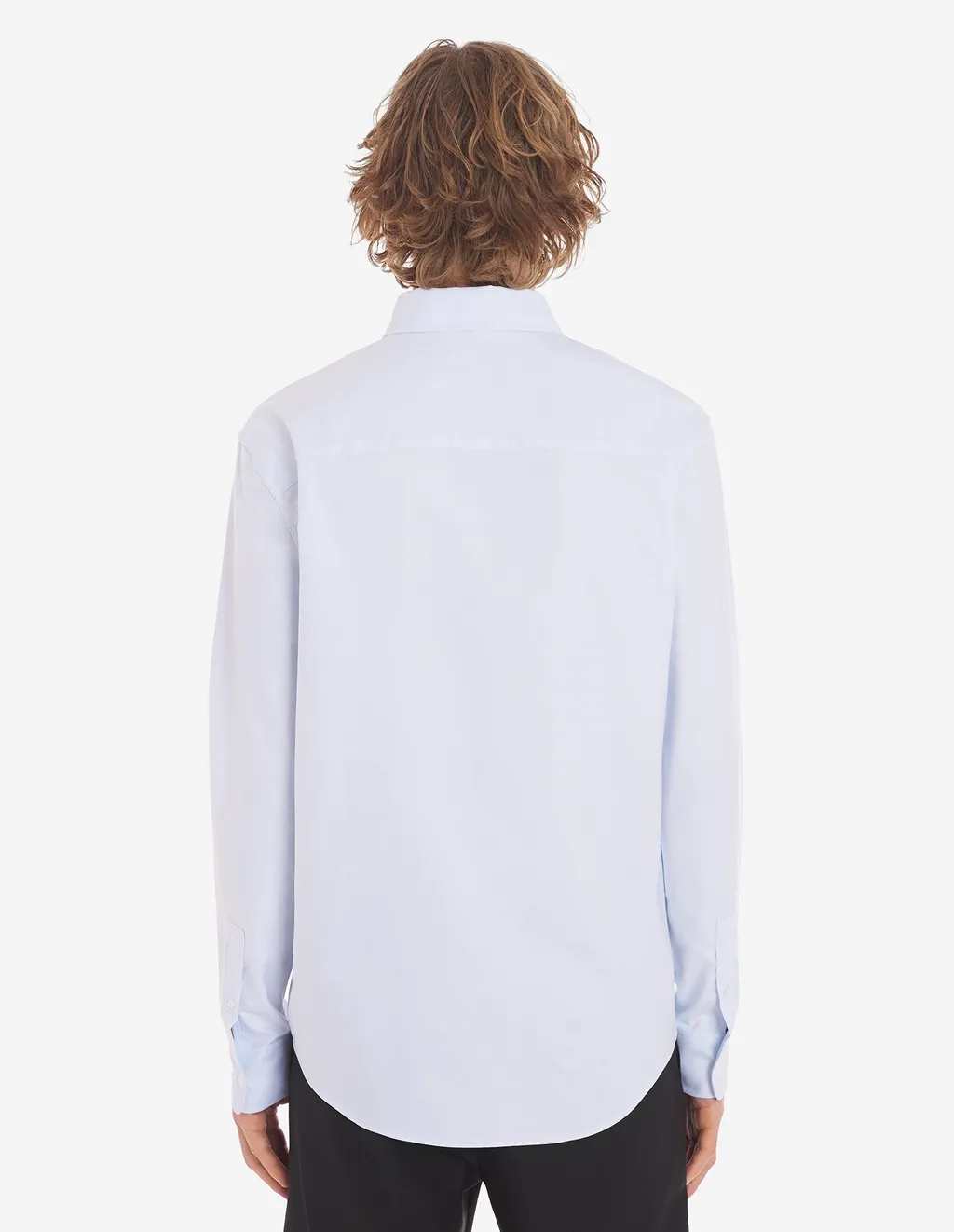 Fox Head Embroidered Long Sleeved Shirt
