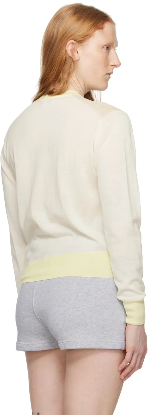 Wool Round-Neck Long-Sleeve Sweater