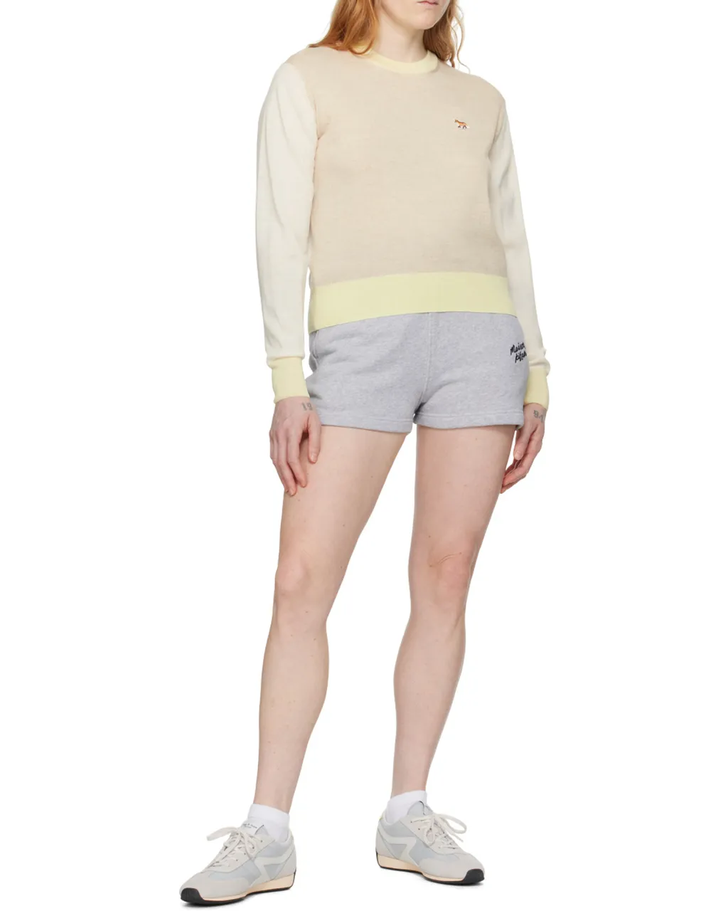 Wool Round-Neck Long-Sleeve Sweater