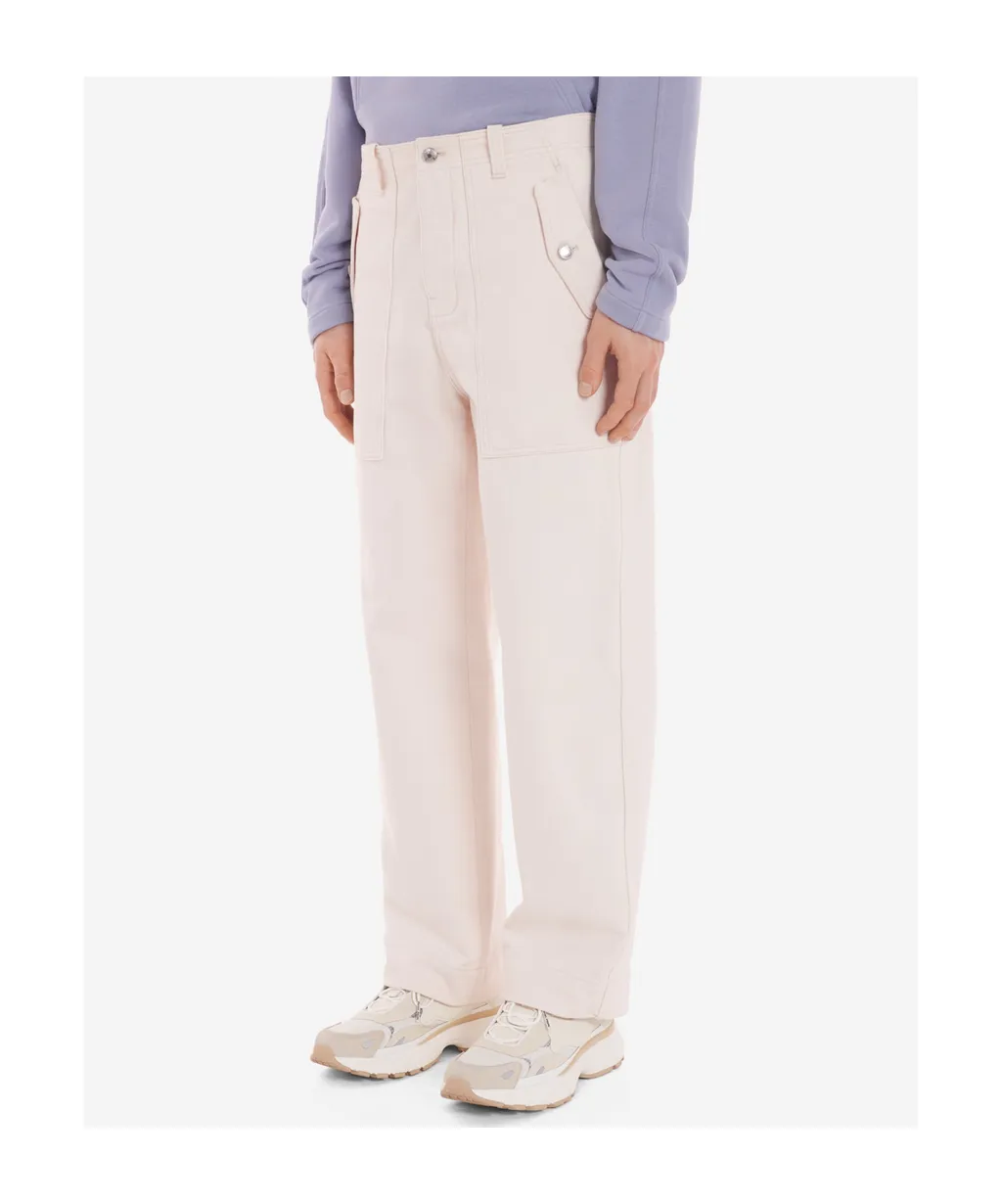 Logo Patch Straight-Leg Jeans