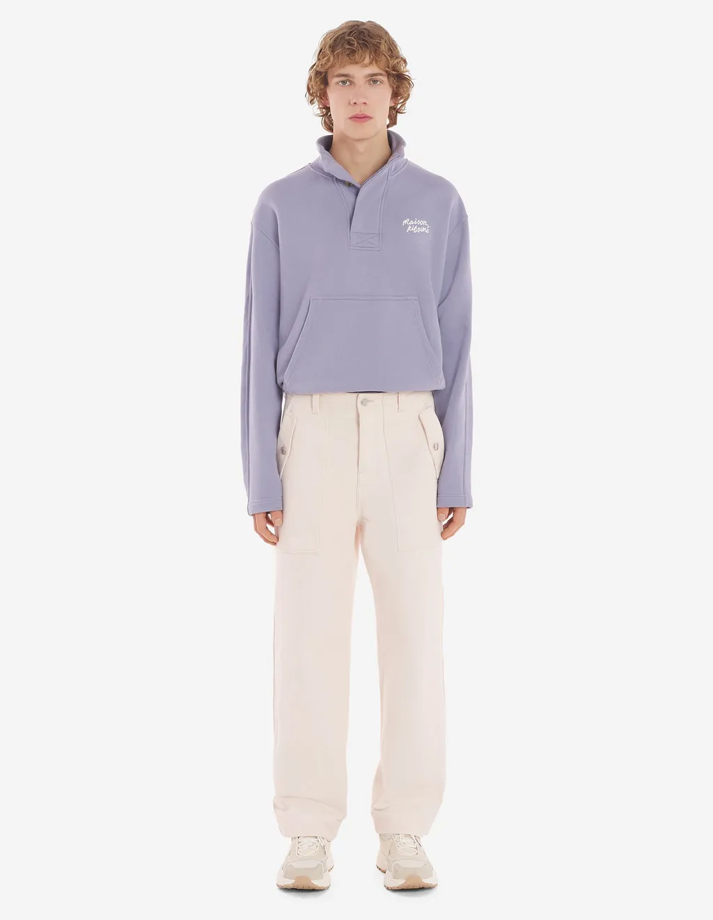 Logo Patch Straight-Leg Jeans