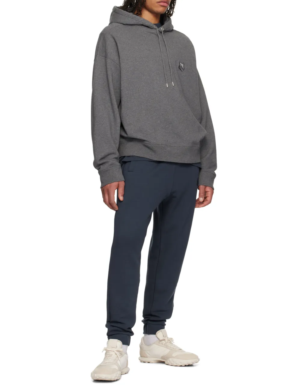 Bold Fox Head Patch Oversize Hoodie