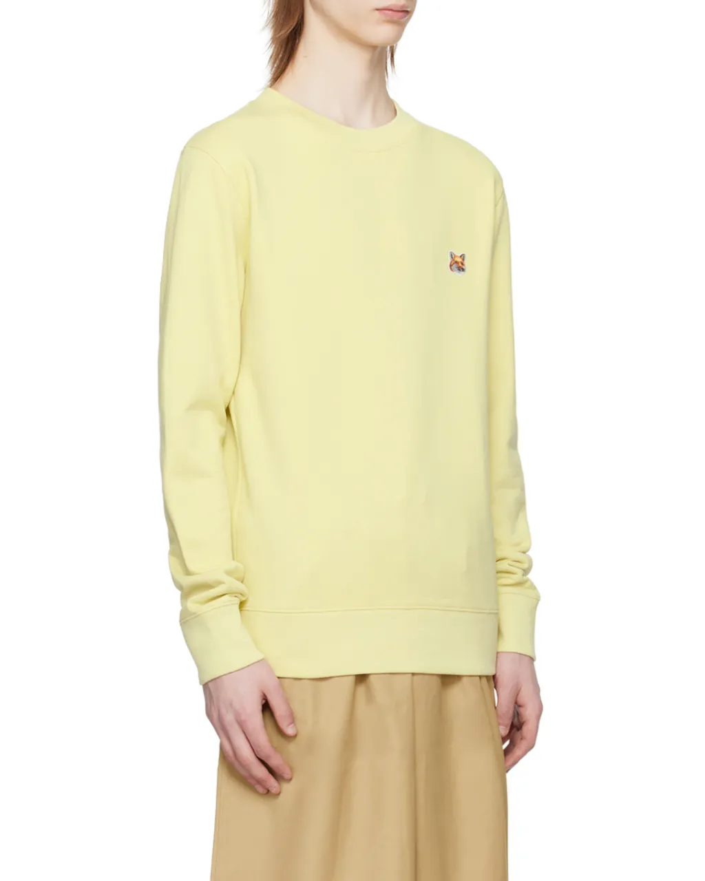 Fox-Patch Cotton Sweatshirt