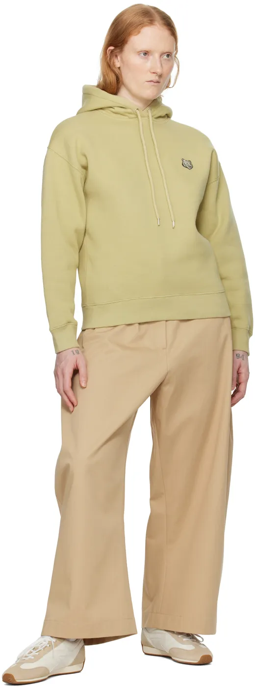Rib-Cuff Hooded Hoodie