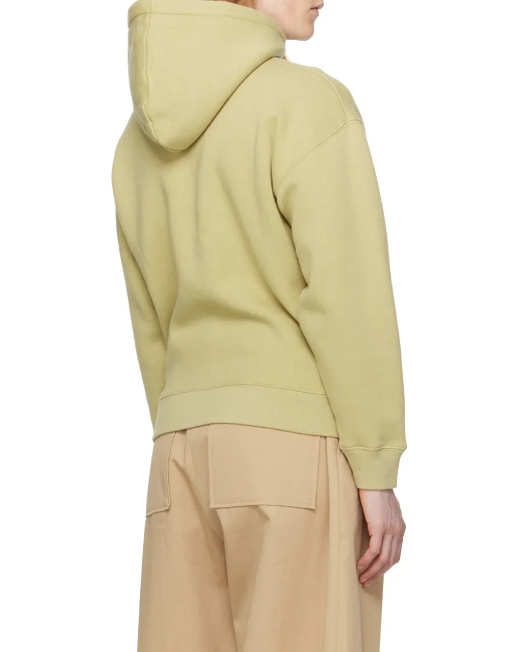 Rib-Cuff Hooded Hoodie