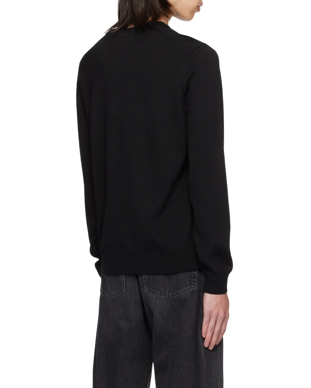 Bold Fox Head Patch Knitted Jumper