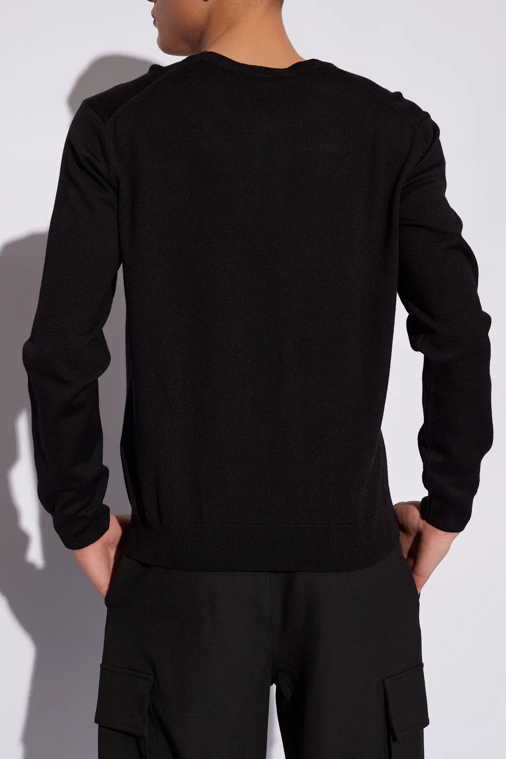 Bold Fox Head Patch Knitted Jumper