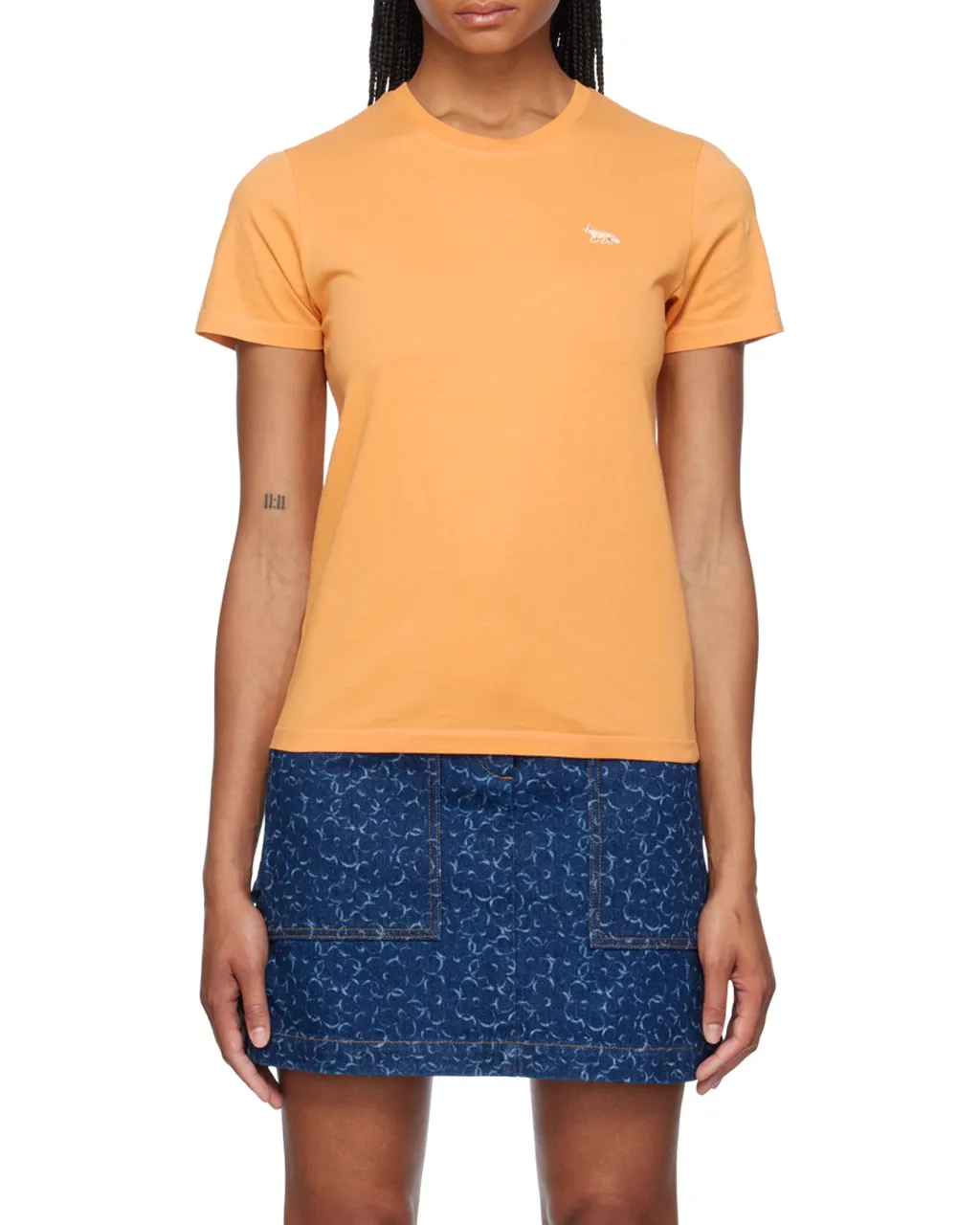 Baby Fox Patch Short-Sleeved T-Shirt