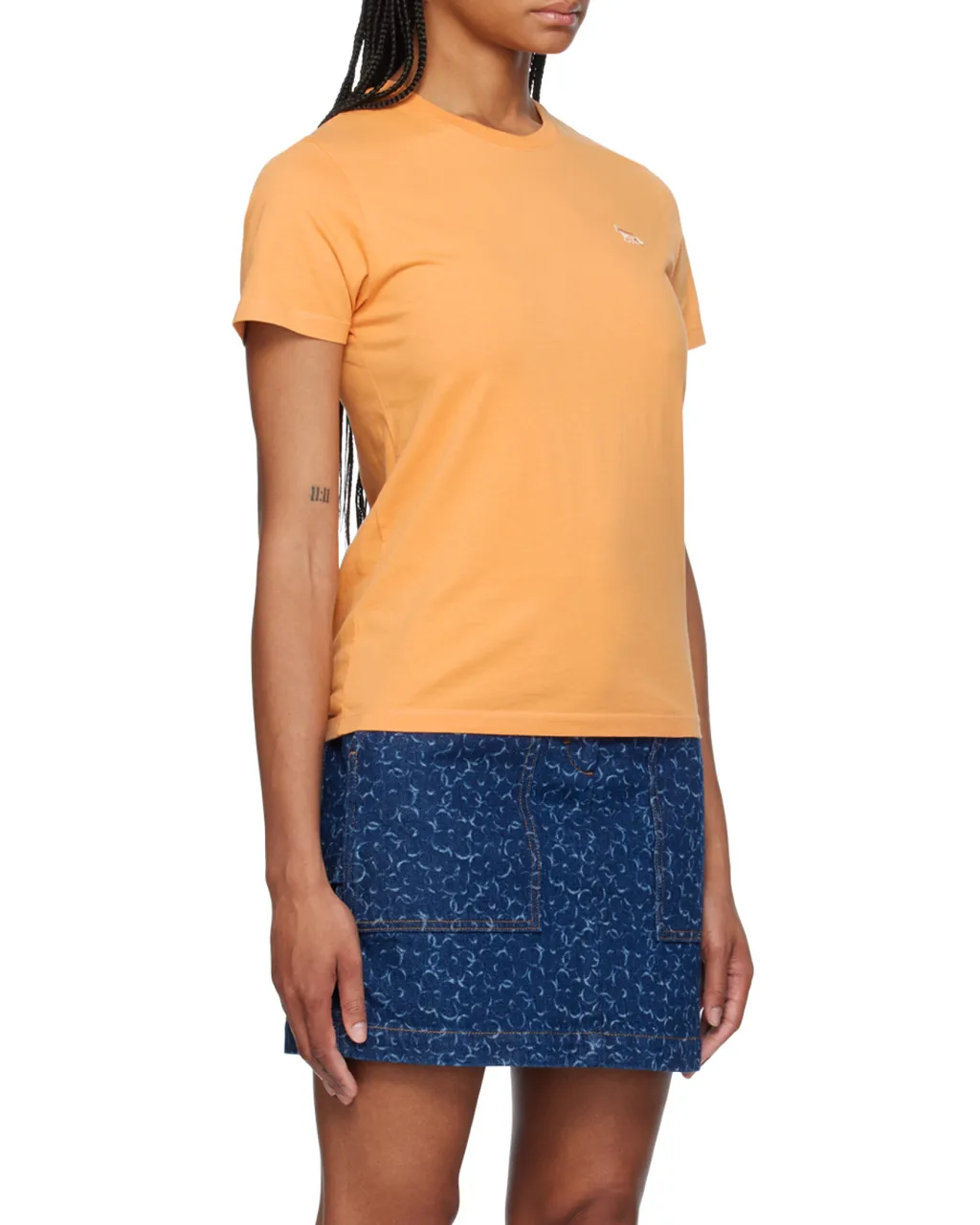 Baby Fox Patch Short-Sleeved T-Shirt