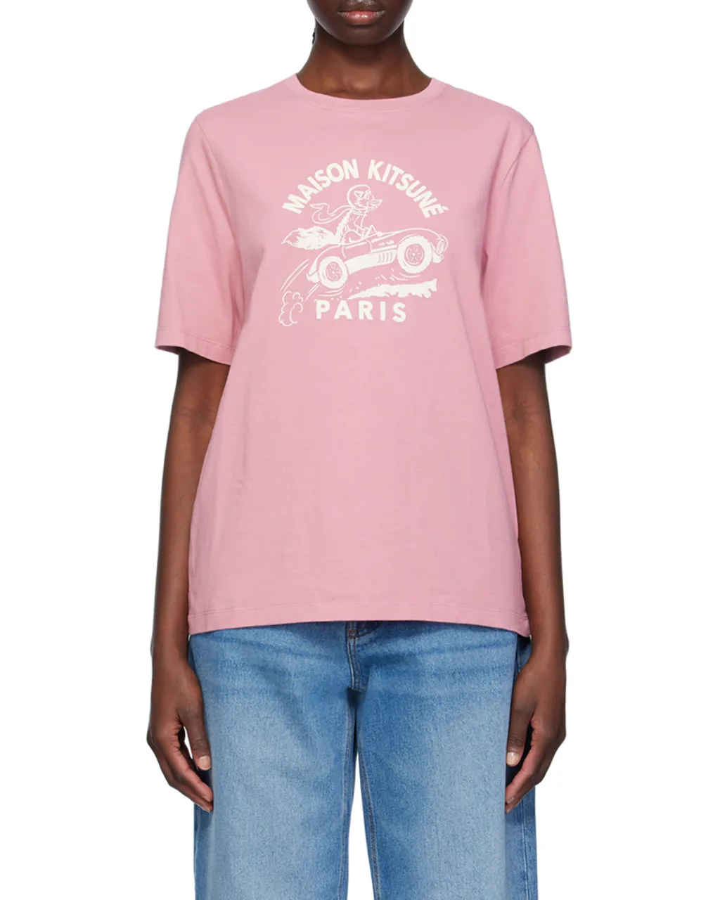 Racing Fix Printed Crewneck T-Shirt