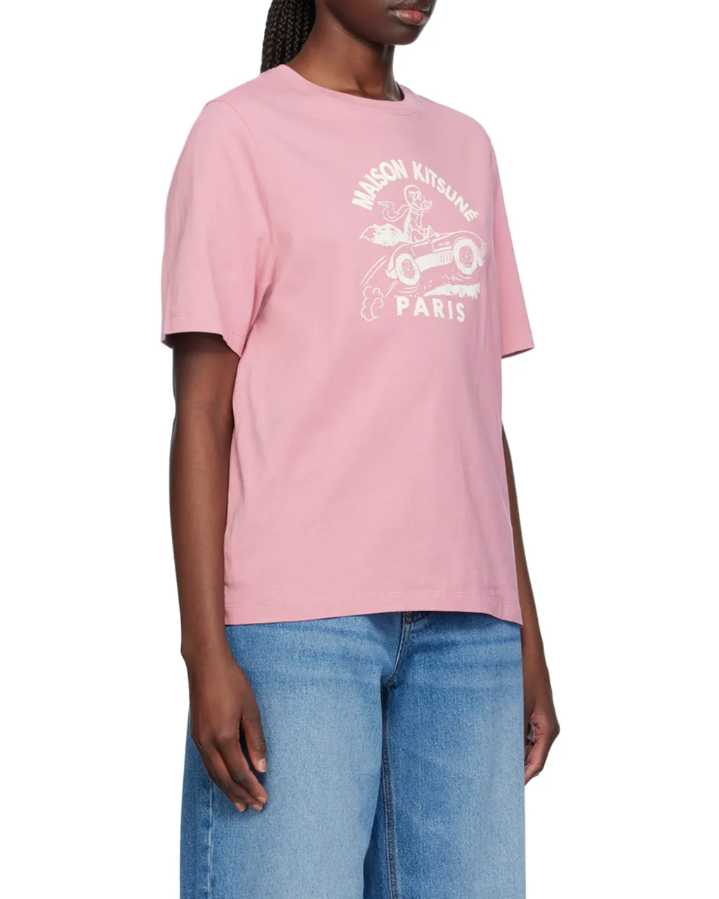 Racing Fix Printed Crewneck T-Shirt