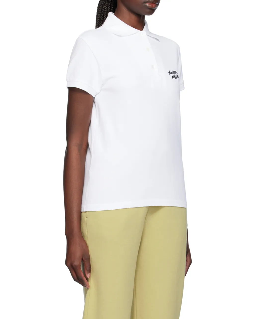 Handwriting Short Sleeved Polo Shirt