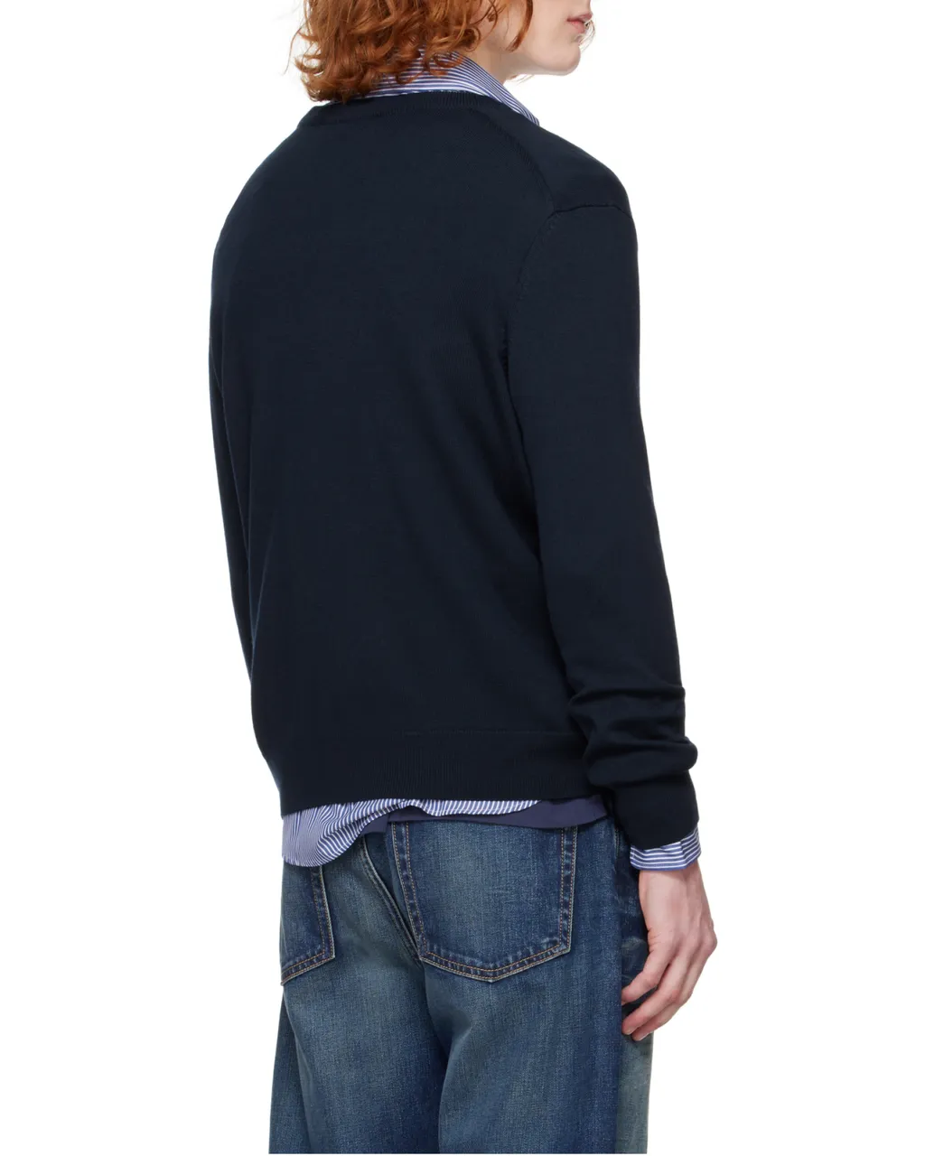 Bold Fox Head Patch Knitted Jumper