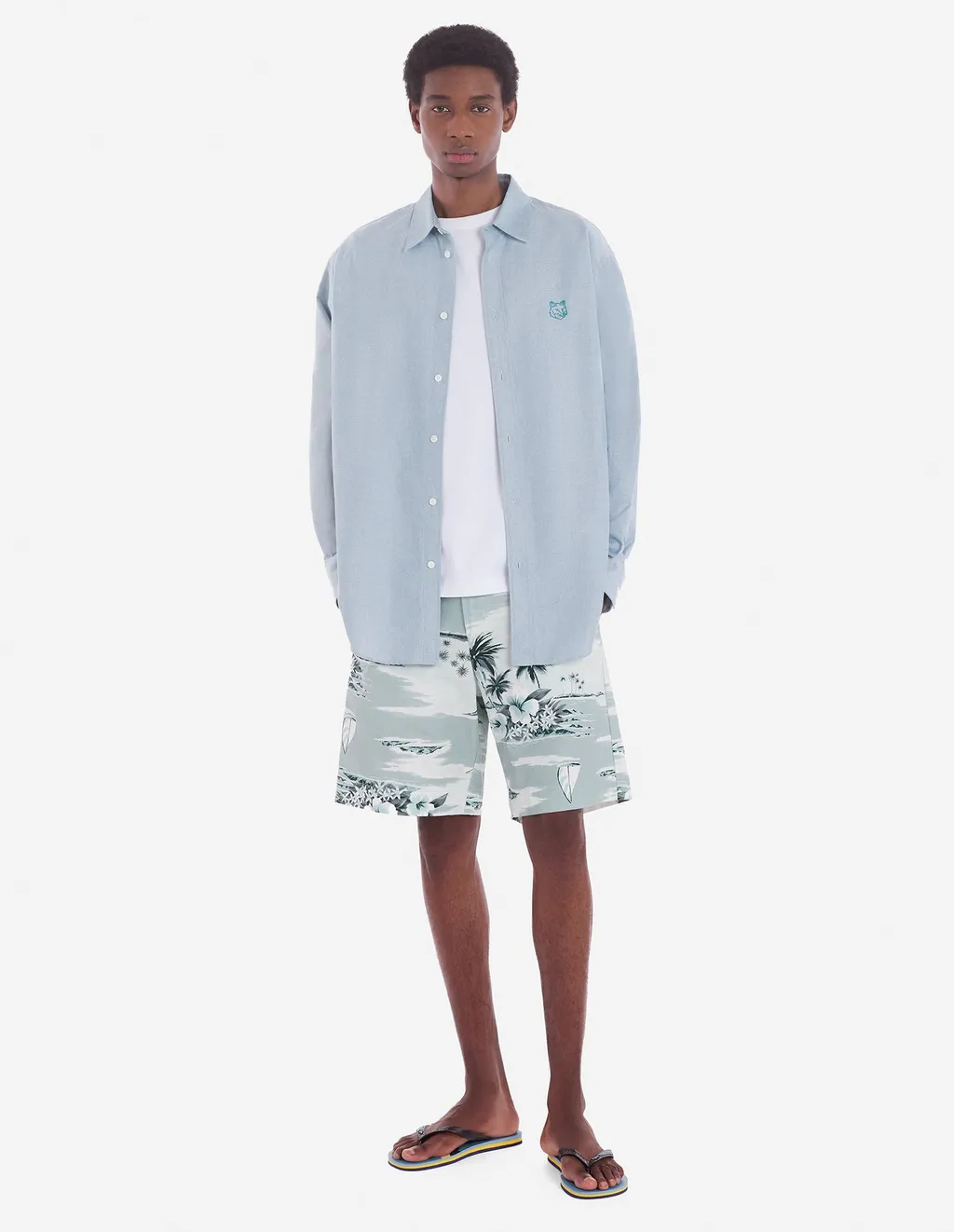 Graphic Printed Shorts