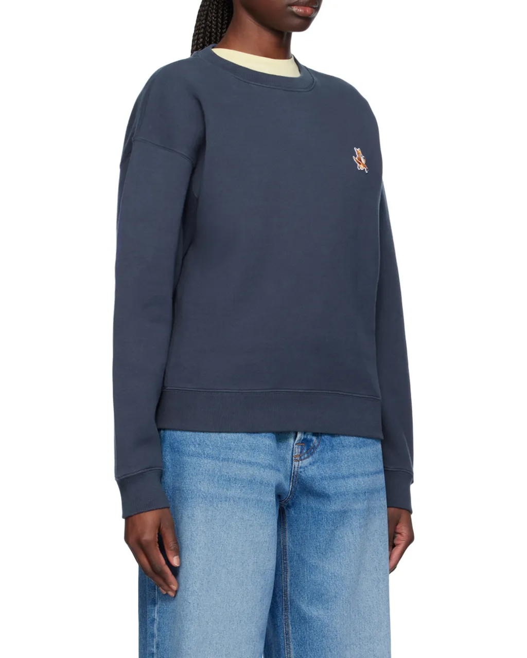 Fox-Motif Cotton Sweatshirt