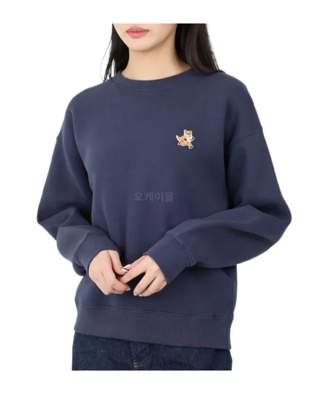 Fox-Motif Cotton Sweatshirt