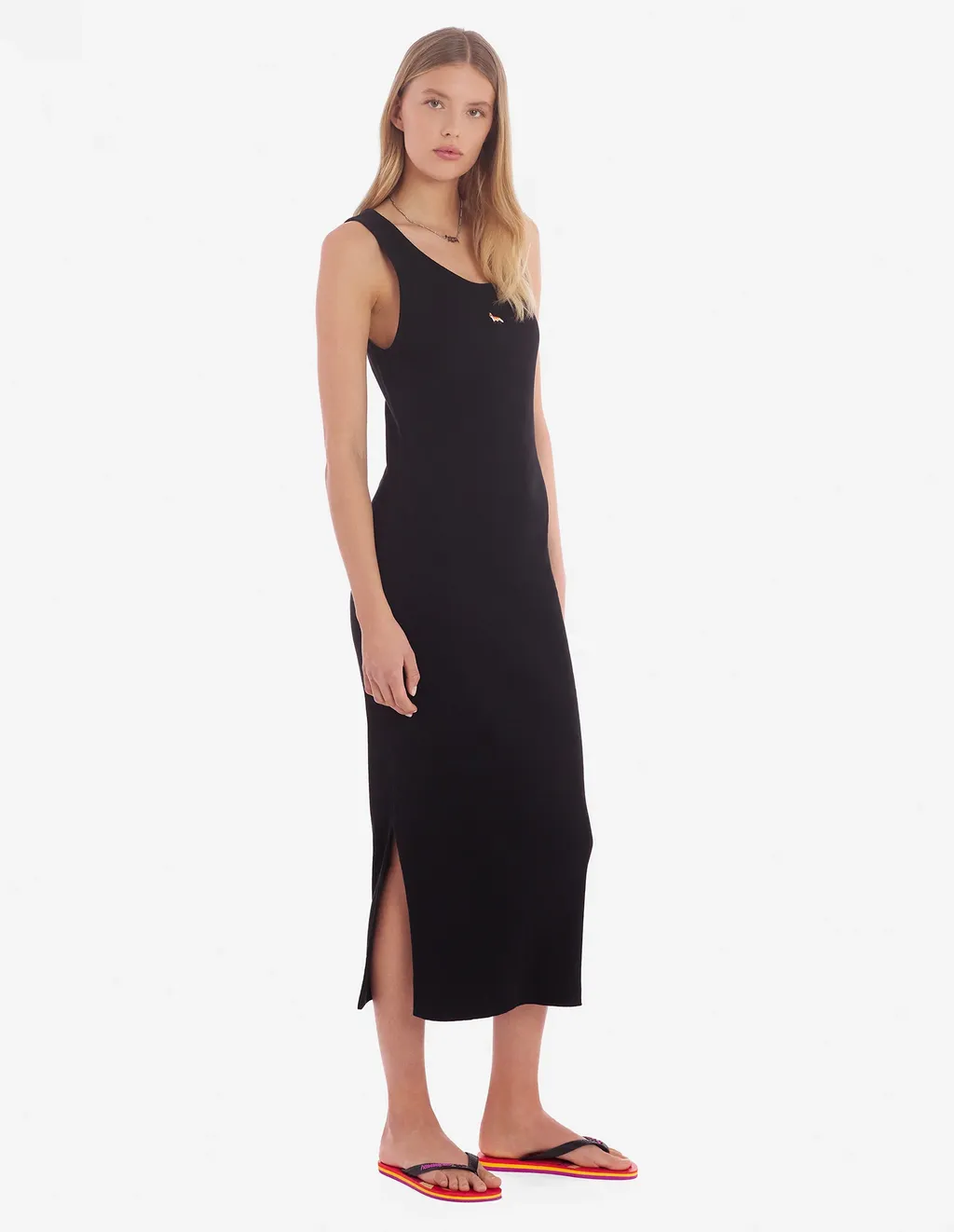 Baby Fox Ribbed Tank Dress