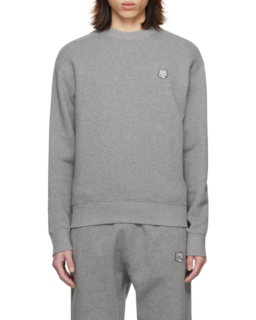 Fox Head Patch Crewneck Sweatshirt